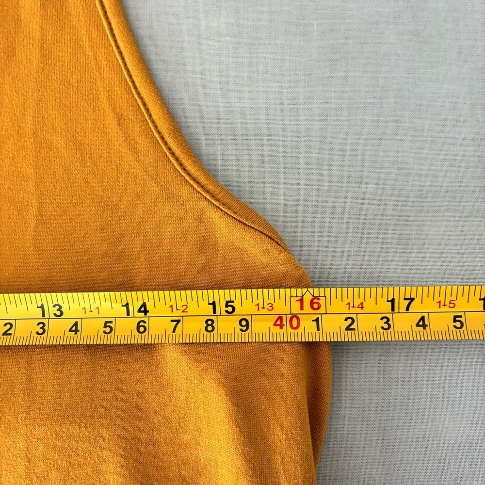 Intimately Free People Women's Mustard T-Back Tank Top - Picture 7 of 8